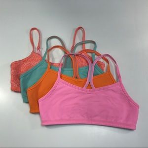 Ivivva sports bras (4 pack)